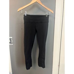 lululemon athletica size 4 leggings pants solid black